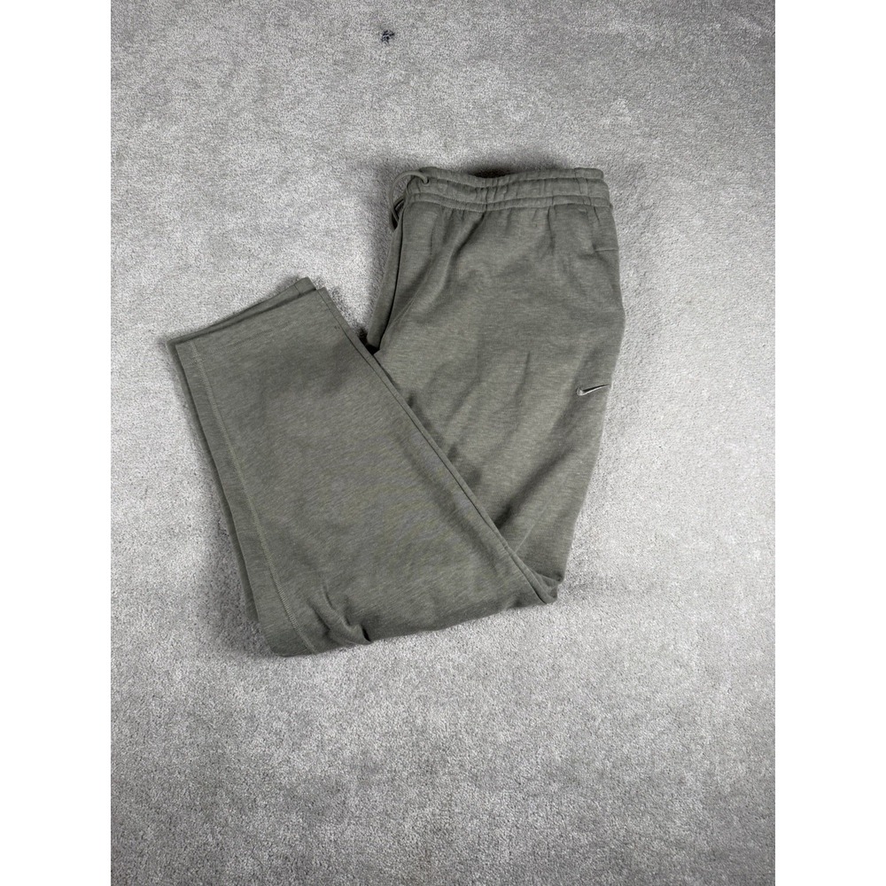 Nike Men's Size XL Gray Primary Fleece Dri-Fit UV Performance Jogger Taper Pants
